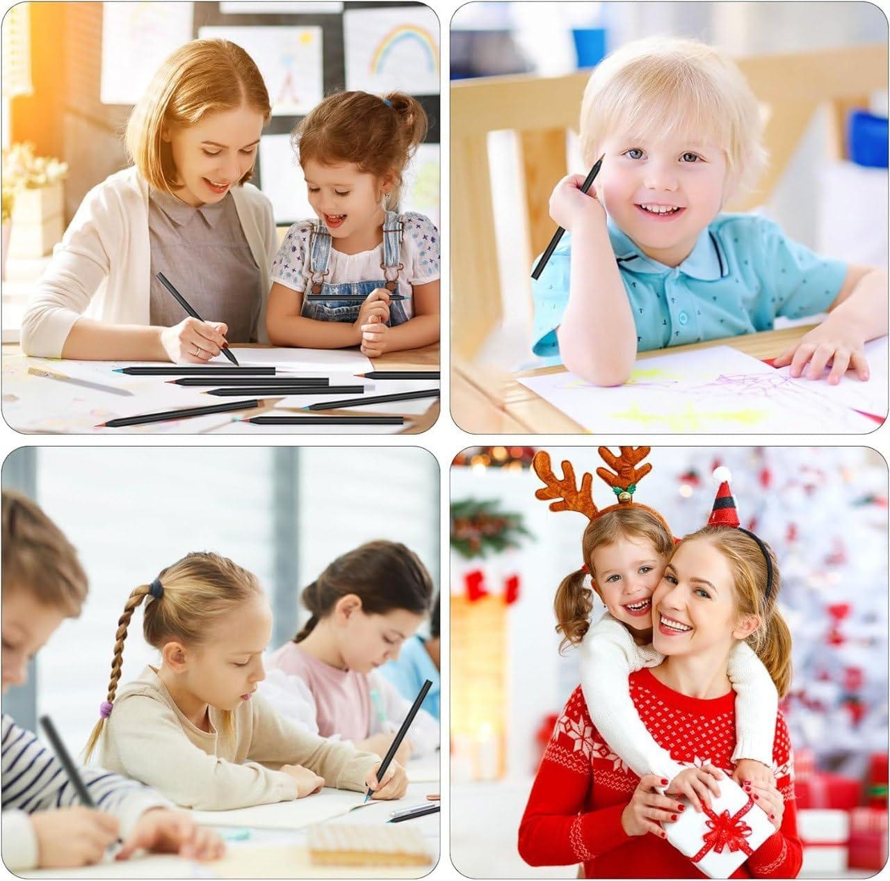 Colorixio™️12 Pieces Rainbow Pencils